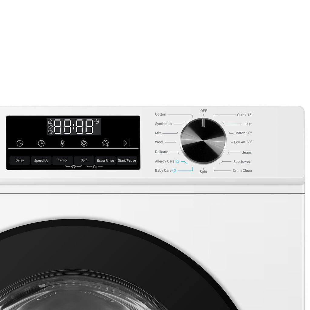 Teknix TK3W1014XW 3 Series 10kg Washing Machine with 1400rpm Spin - White