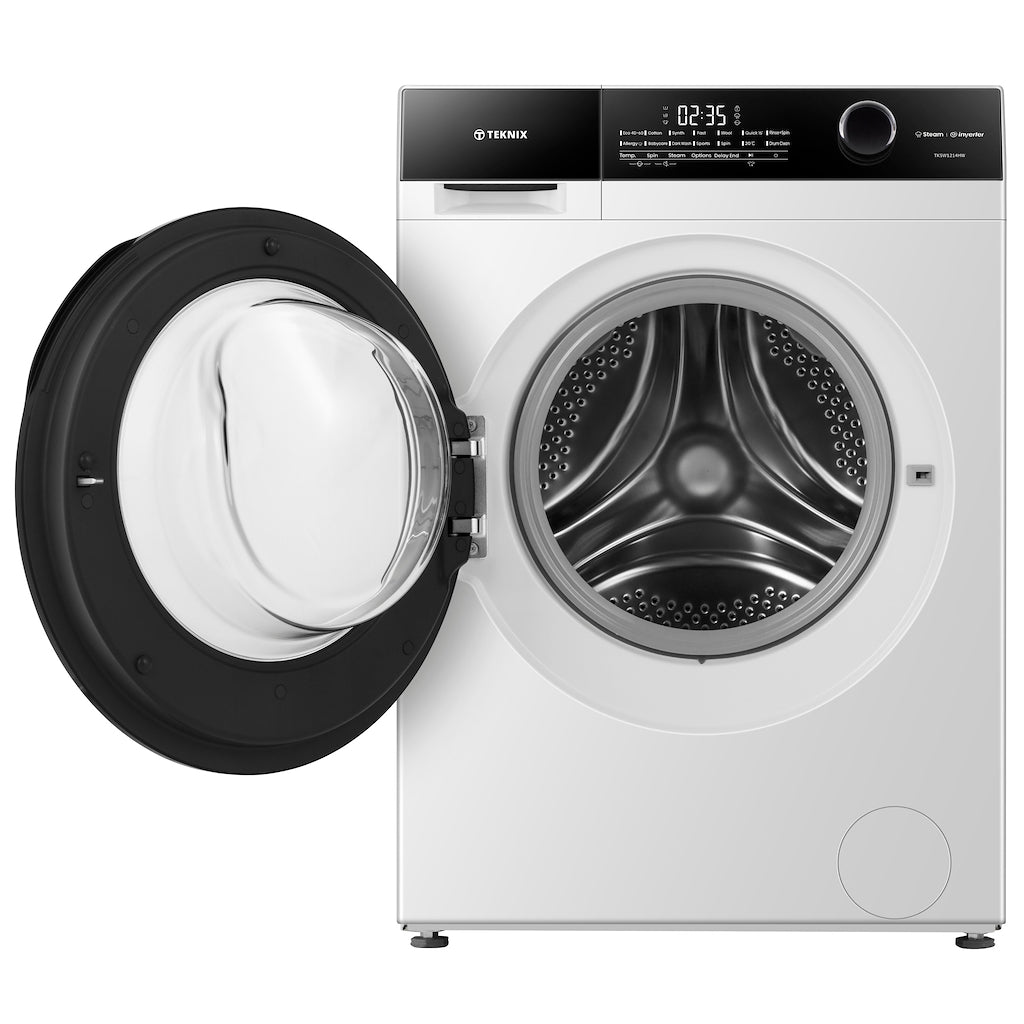 Teknix TK5W1214HW 5 Series 12kg Washing Machine with 1400rpm Spin - White
