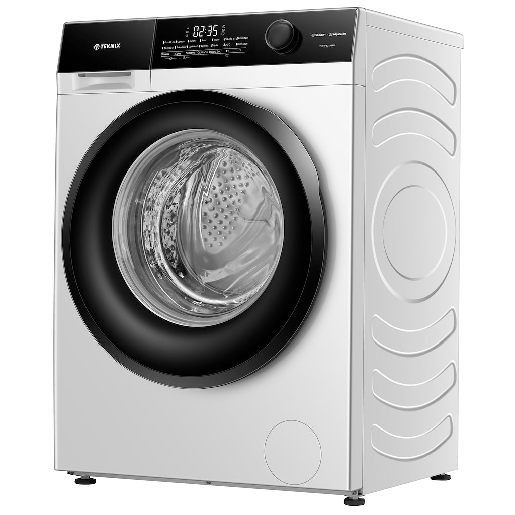 Teknix TK5W1214HW 5 Series 12kg Washing Machine with 1400rpm Spin - White