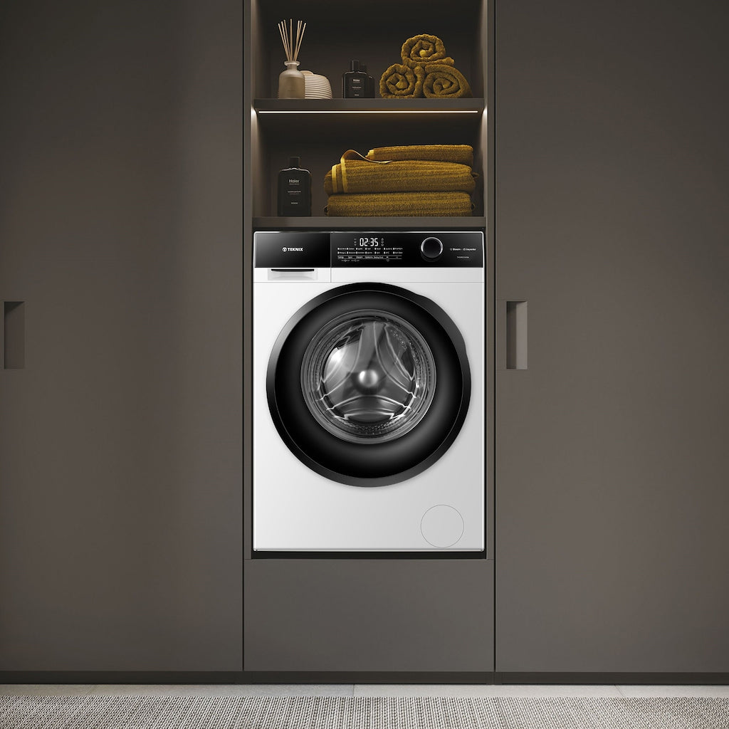 Teknix TK5W914HW 5 Series 9kg Washing Machine with 1400rpm Spin - White