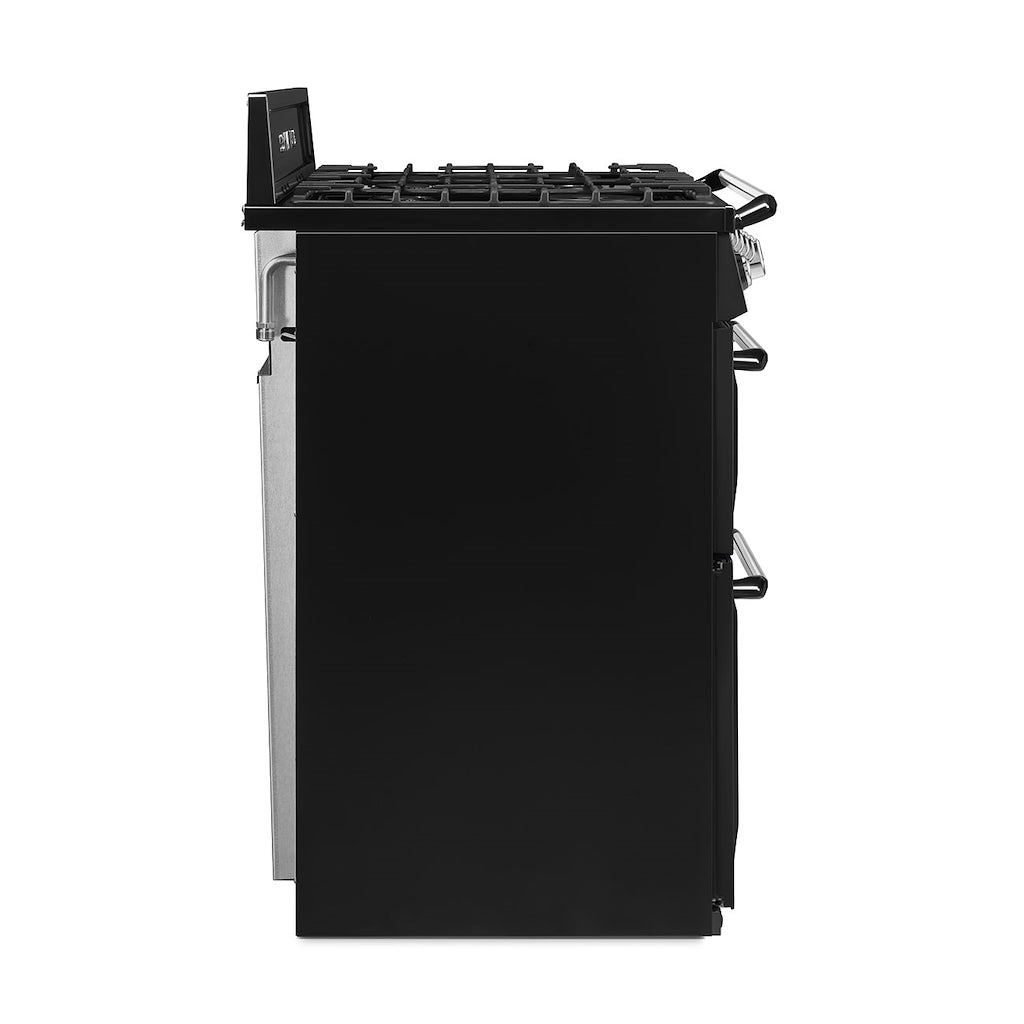 Smeg TR103BL 100cm Victoria Dual Fuel Range Cooker, Black