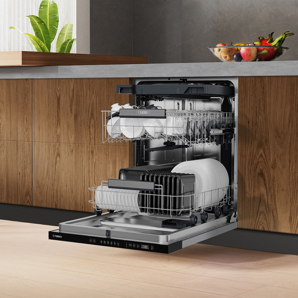 Teknix TX3BD608 3 Series Fully Integrated 60cm Dishwasher - 15 Place Settings - Energy Class C