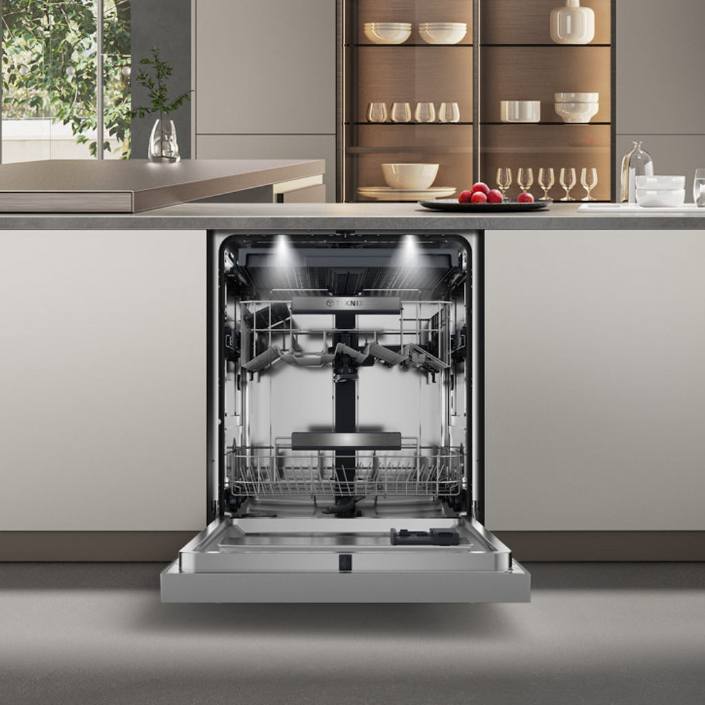 Teknix TX3FD618S 3 Series Freestanding 60cm Dishwasher - 15 Place Settings - Energy Class C - Silver
