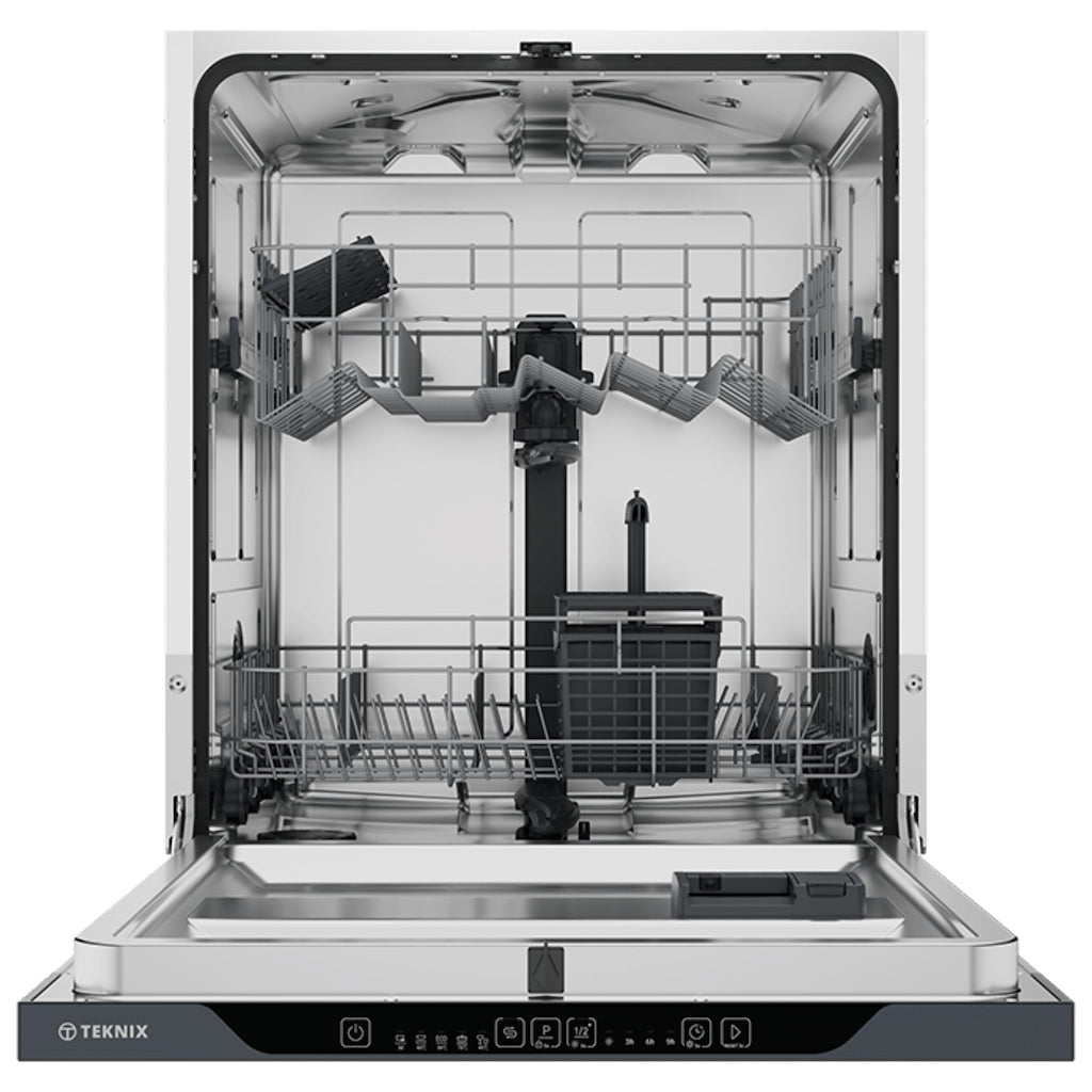 Teknix TXBD600 2 Series Fully Integrated 60cm Dishwasher - 15 Place Settings - Energy Class E