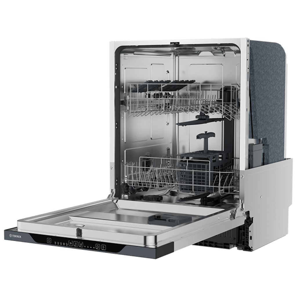 Teknix TXBD600 2 Series Fully Integrated 60cm Dishwasher - 15 Place Settings - Energy Class E