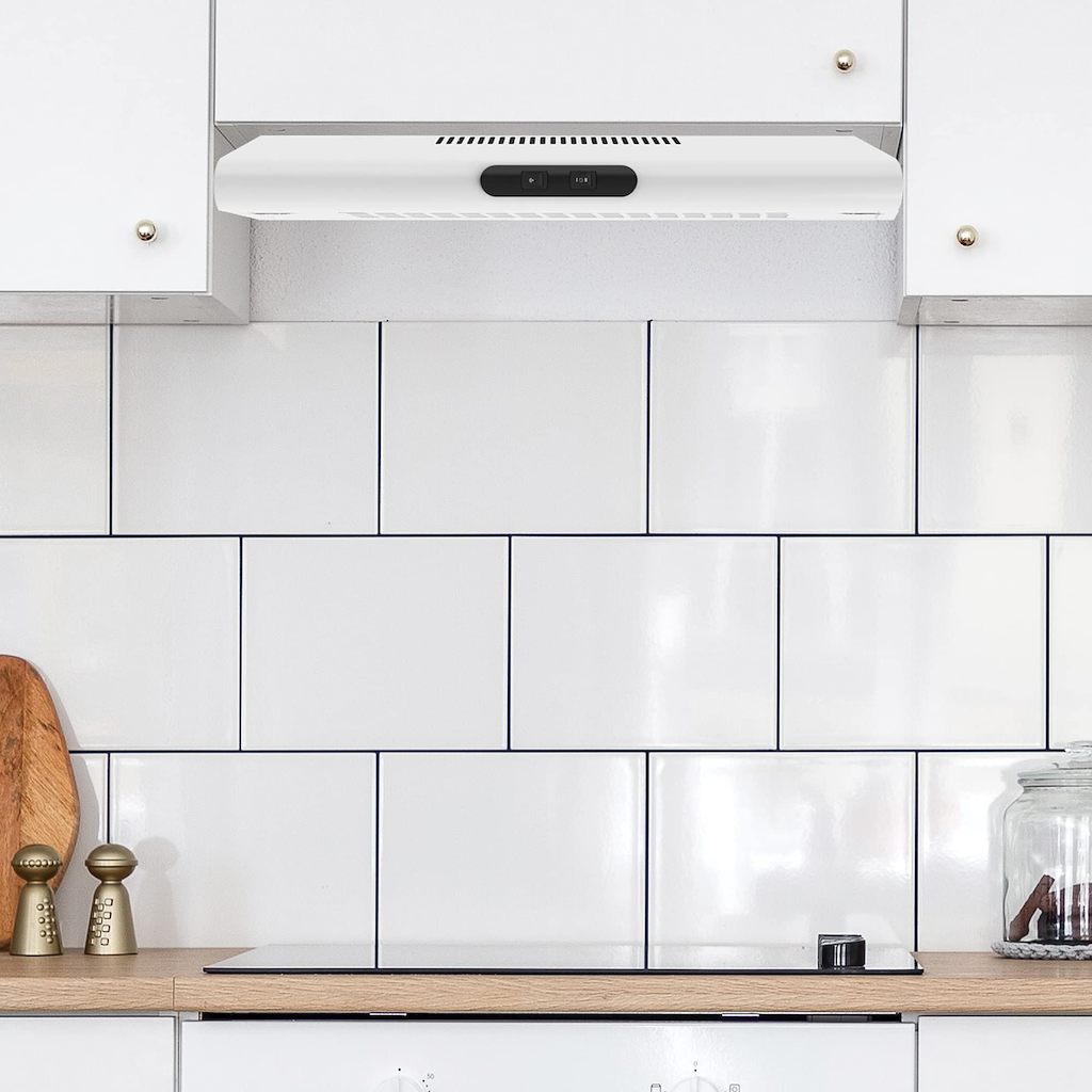 Statesman VH160WH 60cm Visor Cooker Hood - White