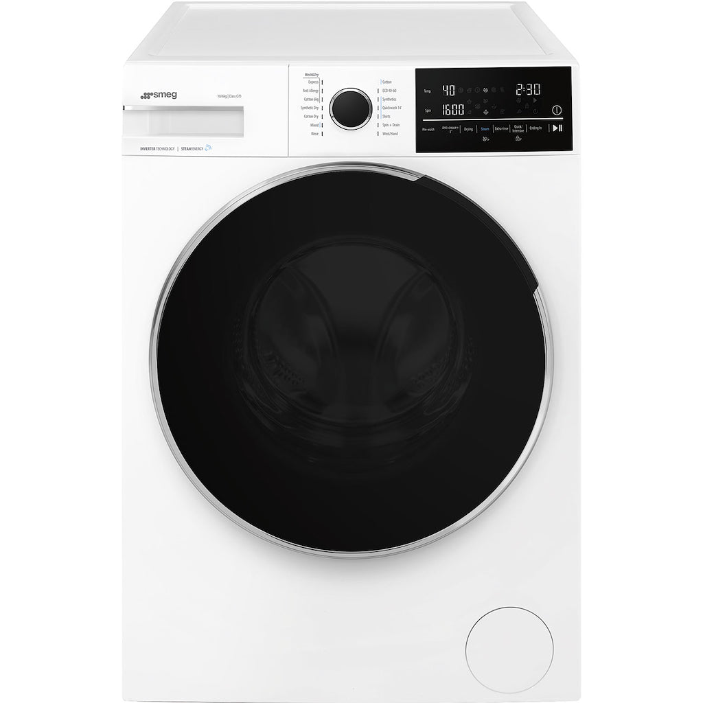 Smeg WDN064SLDUK 60cm Freestanding Washer Dryer 10+6kg, White