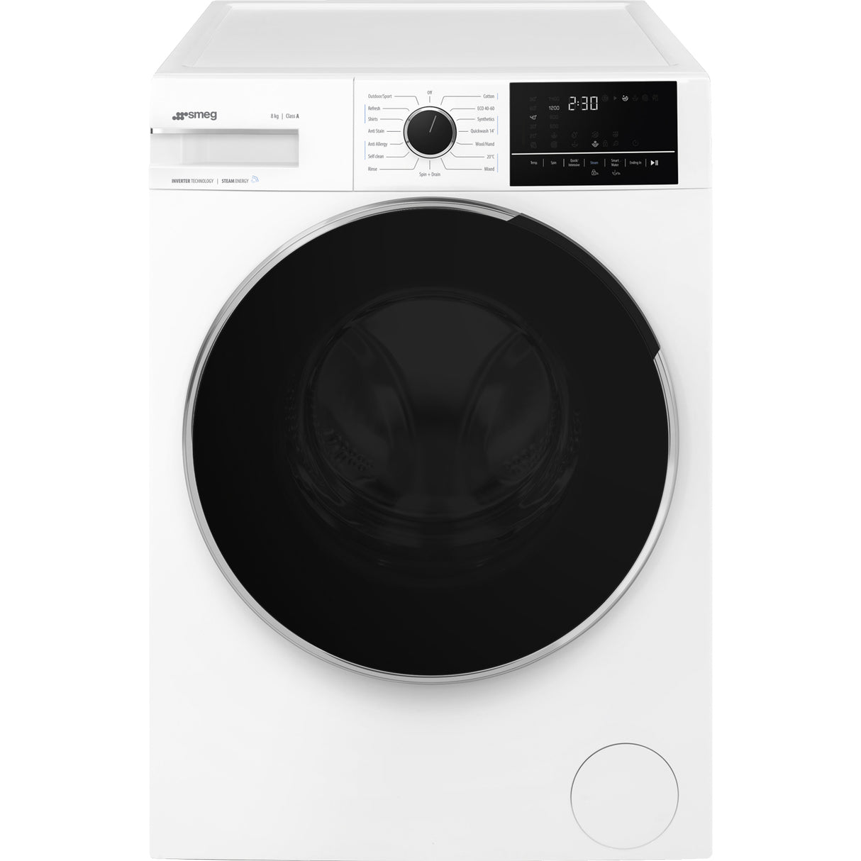 Smeg WNP84SEAUK Freestanding 8kg Washing Machine - White