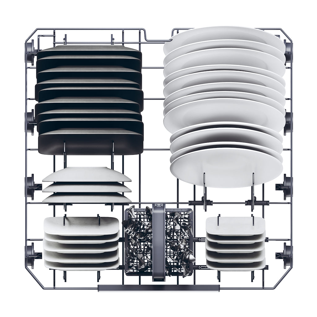 Haier XF 5C4M1X-80 Freestanding 60cm 15 Place Setting Dishwasher
