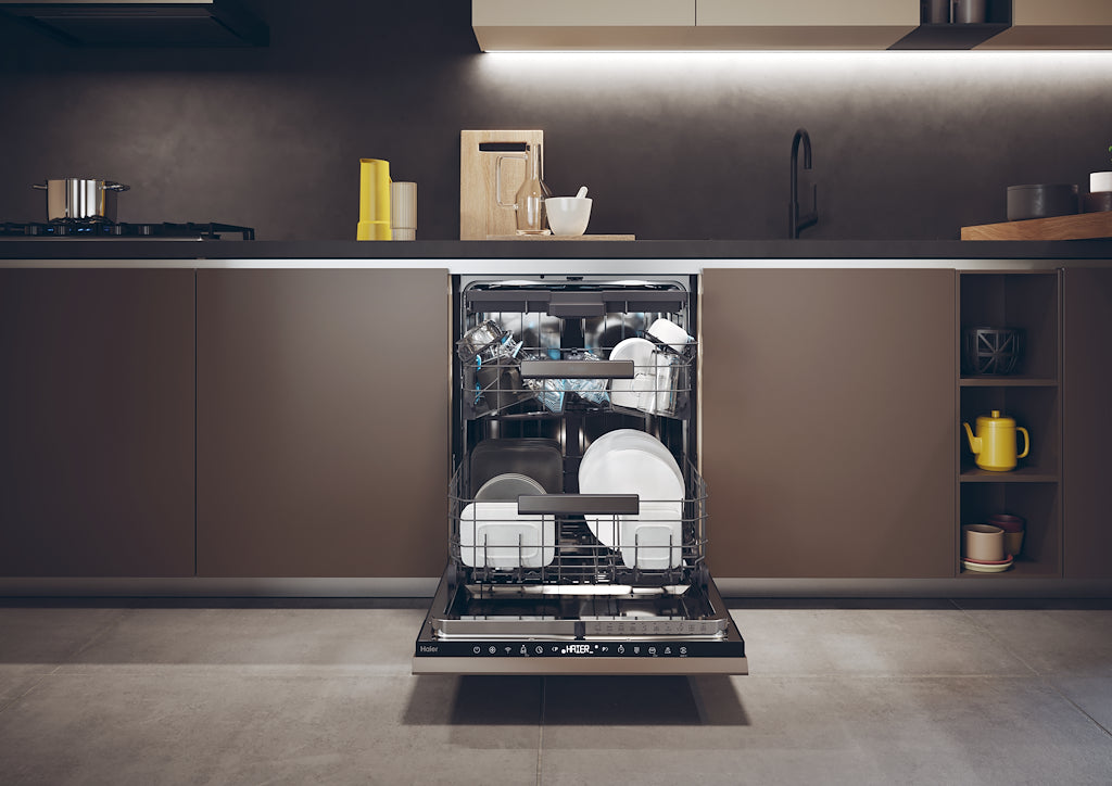 Haier XI 6C4S3FSB-80 Built-In 60cm 16 Place Setting Dishwasher