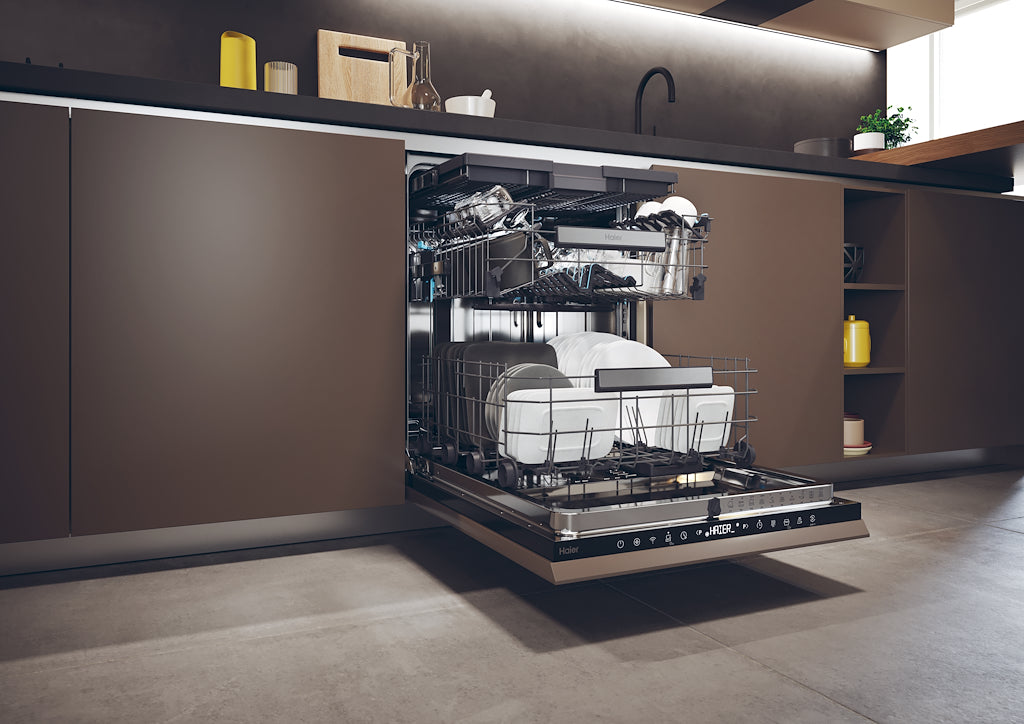 Haier XI 6C4S3FSB-80 Built-In 60cm 16 Place Setting Dishwasher