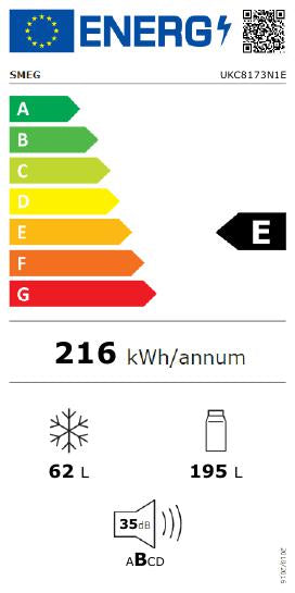 Smeg UKC8173N1F 60cm Integrated In Column No Frost Fridge Freezer
