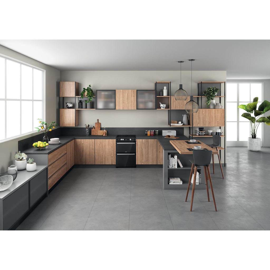 Hotpoint HDT67I9HM2C/UK Double Cooker - Black