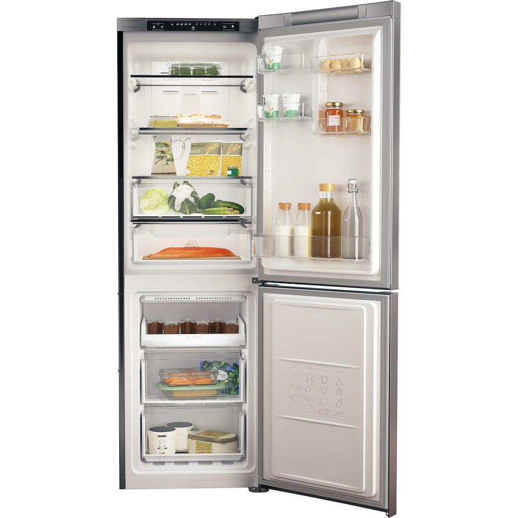 Hotpoint H3T811IOX1 Freestanding Fridge Freezer - Inox