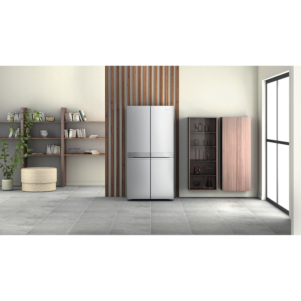 Hotpoint HQ9 M2L UK Active 4 Door Fridge Freezer - Stainless Steel