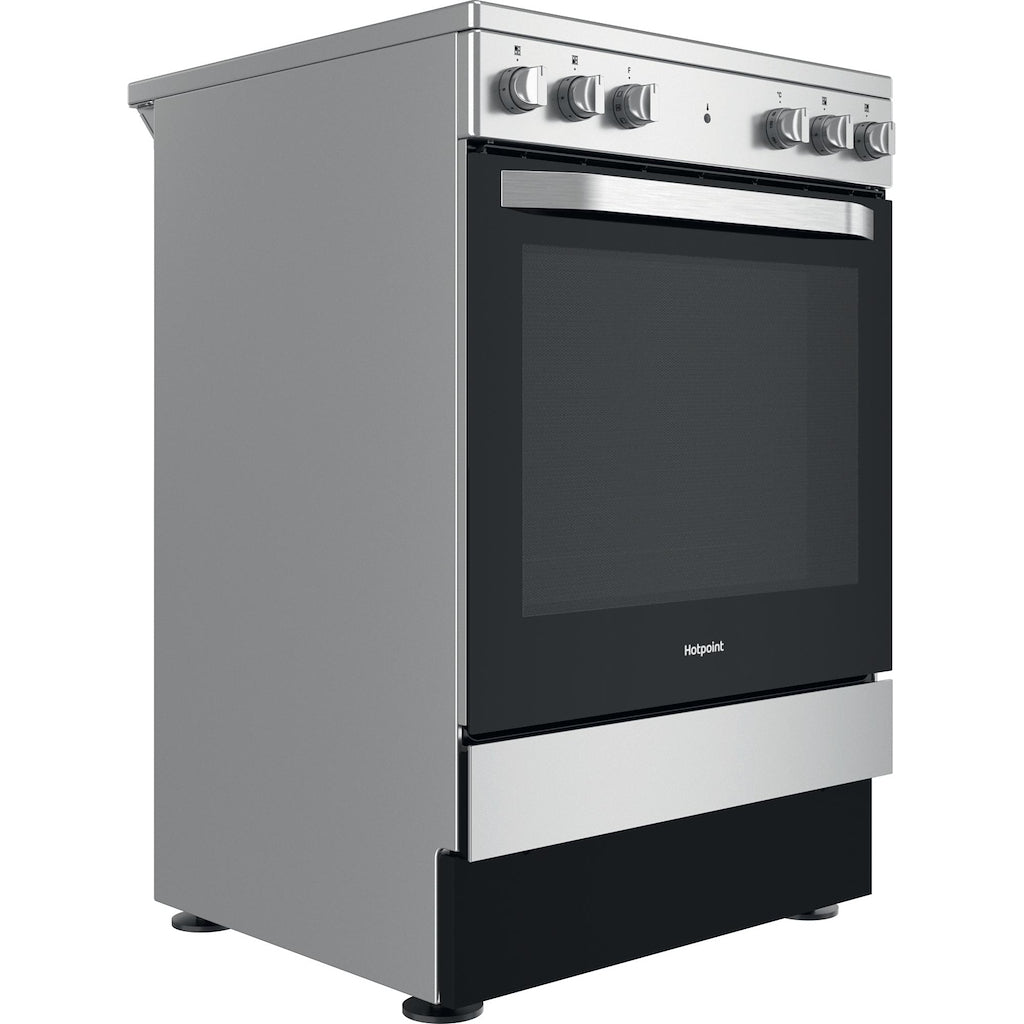 Hotpoint HS67V5KHX Freestanding Electric Cooker - Inox