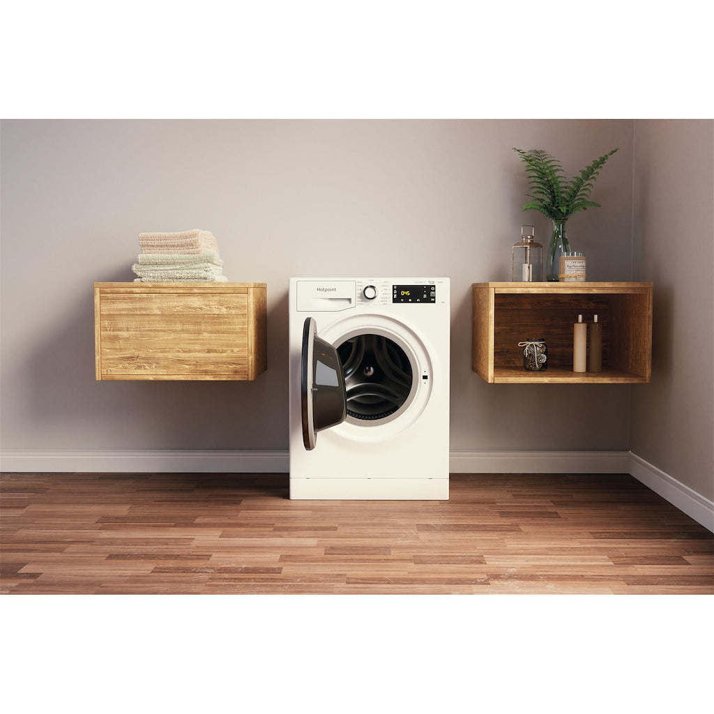 Hotpoint NLLCD1046WDAWUKN Freestanding Washing Machine