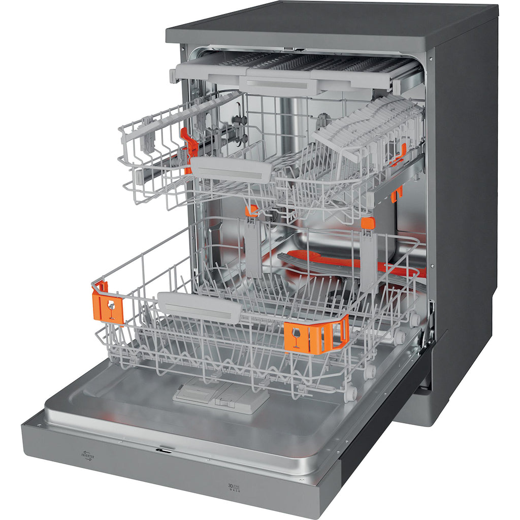 Hotpoint HFP 5O41 WLG X UK Dishwasher - Stainless Steel
