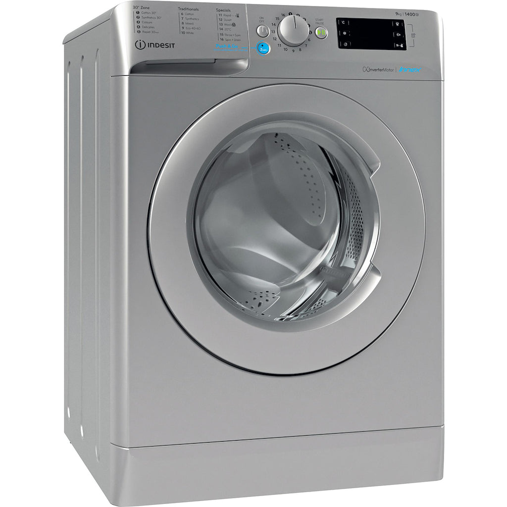 Indesit BWE91496XSUKN 9kg Washing Machine - Silver