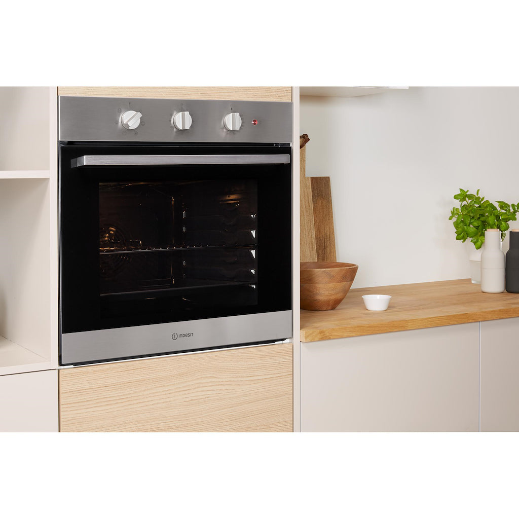 Indesit IFW 6330 IX UK Electric Single Built-In Oven - Stainless Steel