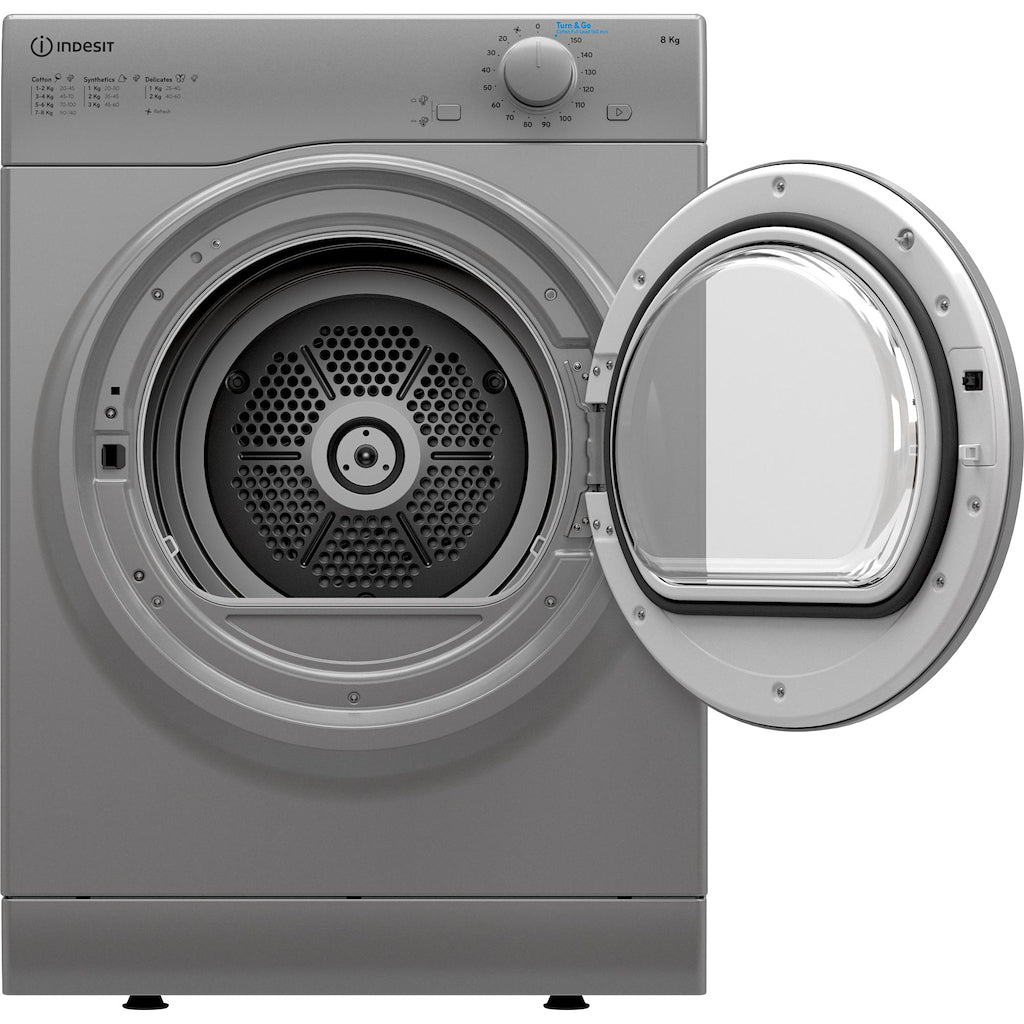 Indesit I1 D80S UK Vented Tumble Dryer - Silver