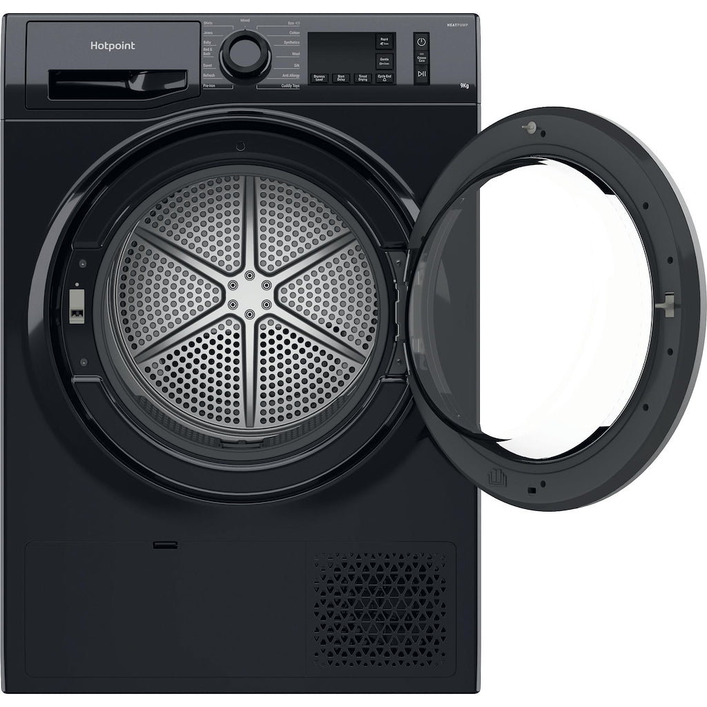 Hotpoint NT M11 92BSK UK Freestanding 9kg Heat Pump Tumble Dryer - Black