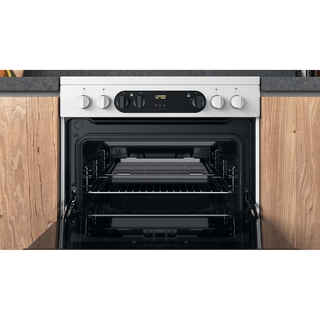 Hotpoint HDM67V9CMW/U Double Cooker - White