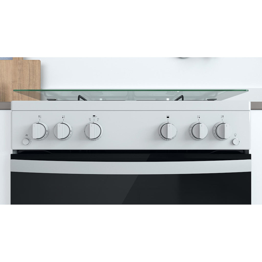 Indesit ID67G0MCW/UK Double Cooker - White