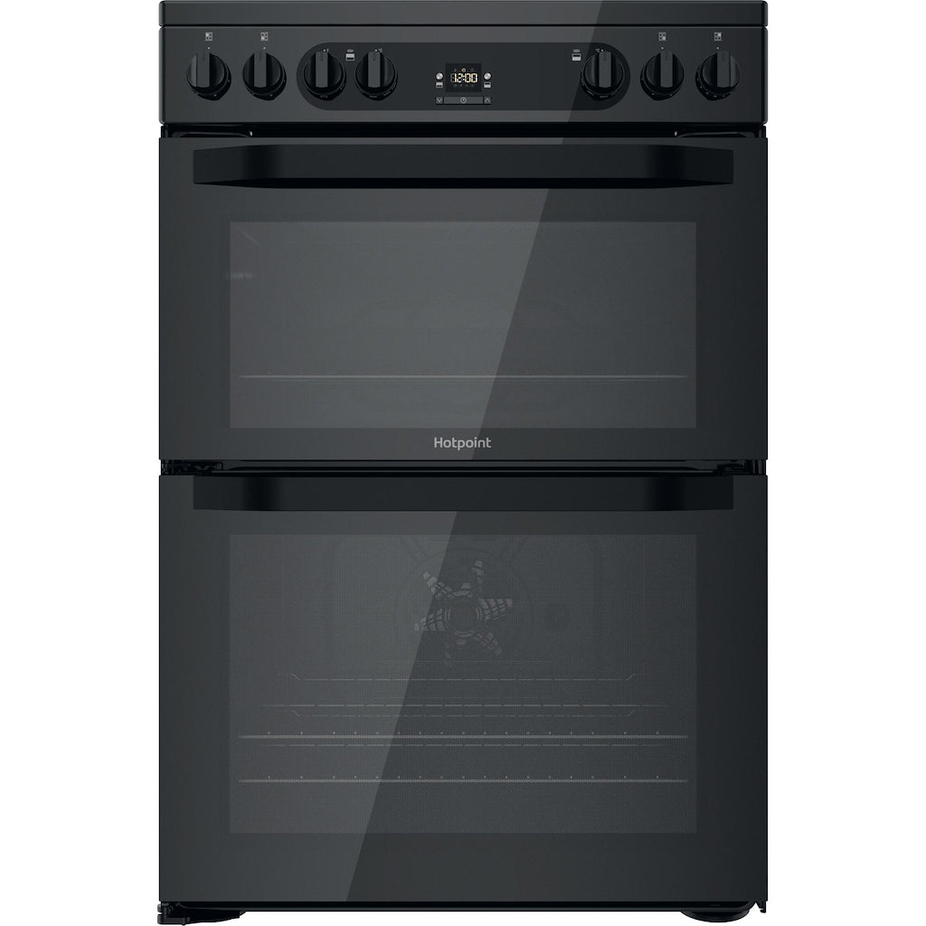 Hotpoint HDM67V92HCB/UK Double Cooker - Black