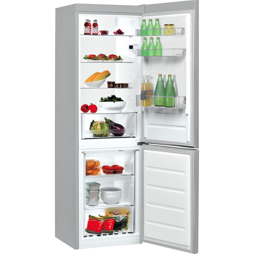 Indesit LI8 S2E S UK Freestanding Fridge Freezer - Silver