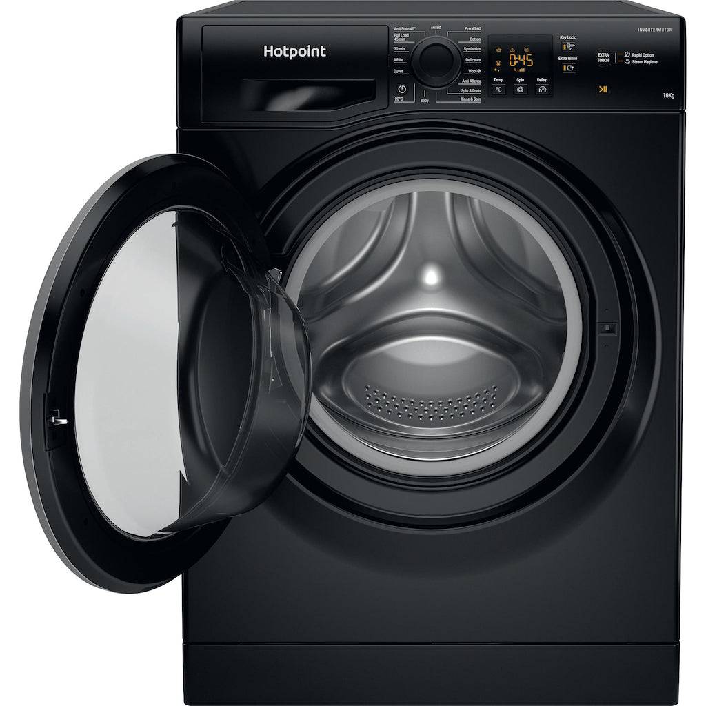 Hotpoint NSWM1045CBSUKN Freestanding Washing Machine