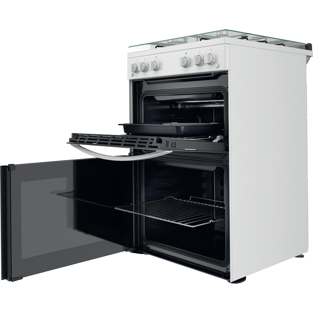 Indesit ID67G0MCW/UK Double Cooker - White