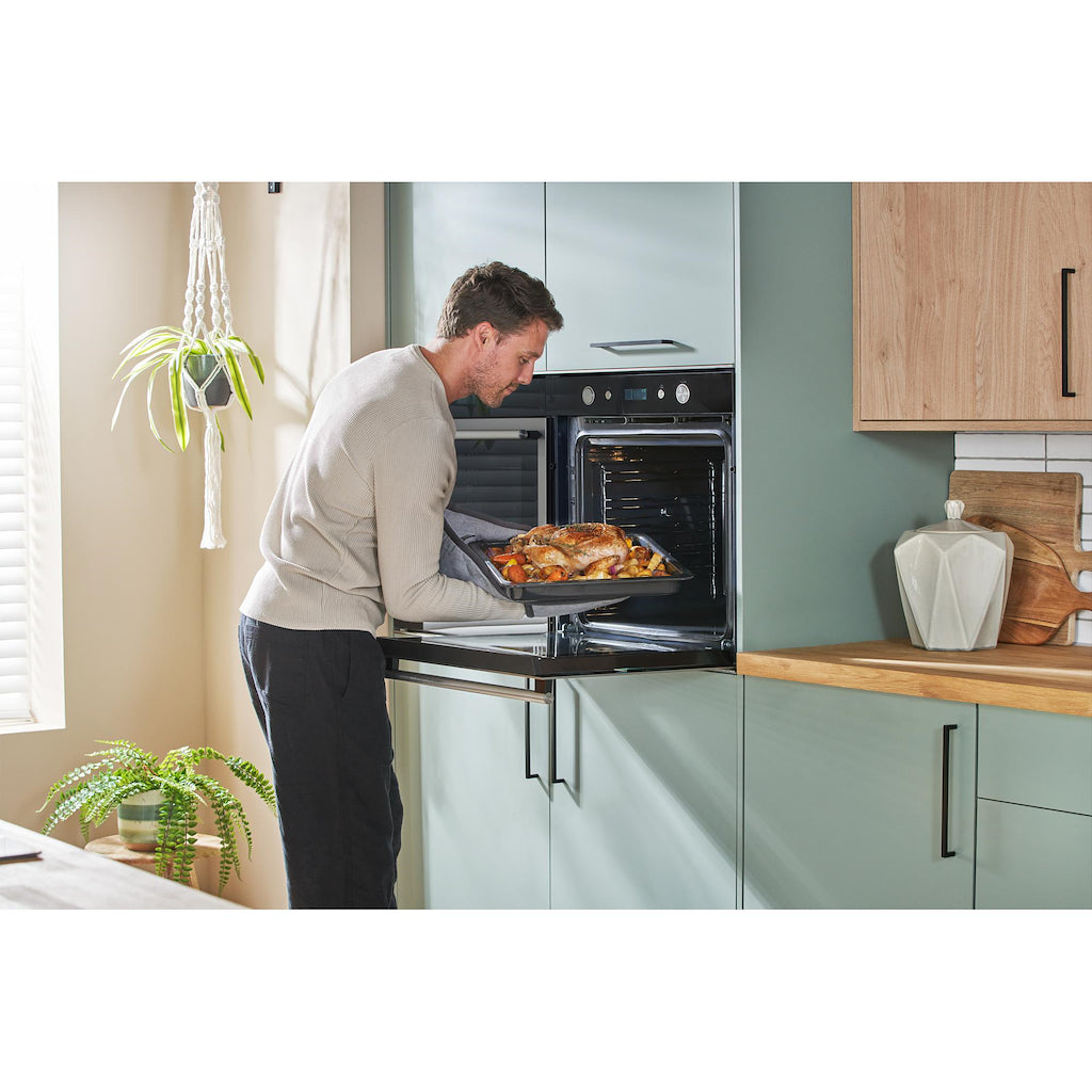 Hotpoint MP 676 IX H Built-In Microwave - Stainless Steel