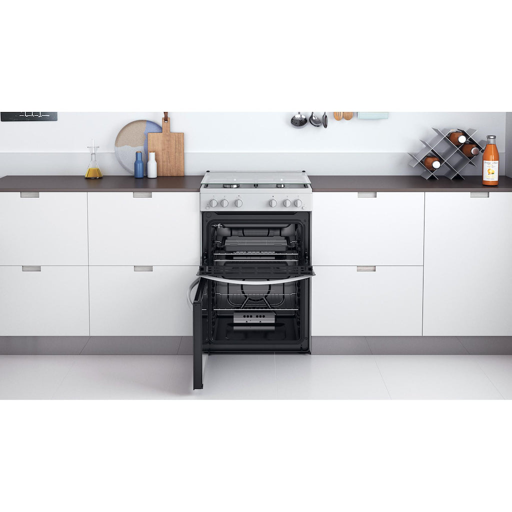 Indesit ID67G0MCW/UK Double Cooker - White