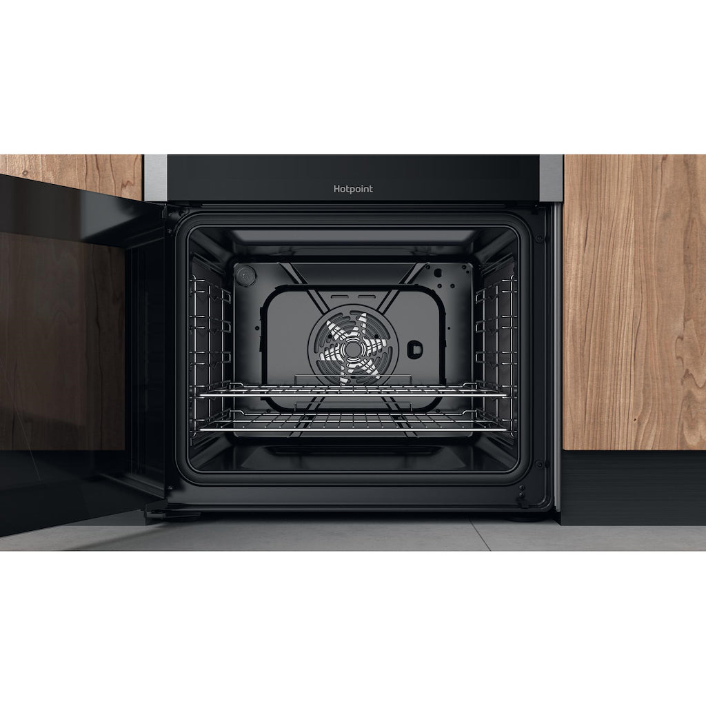 Hotpoint HDT67V9H2CX/UK Double 60cm Electric Cooker - Inox