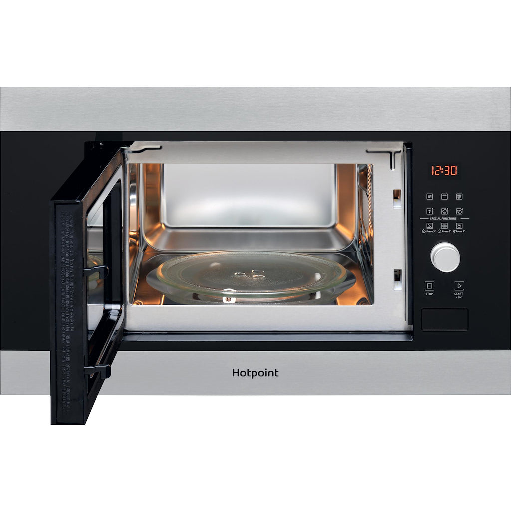 Hotpoint MF20G IX H Built-In Microwave Oven and Grill - Inox