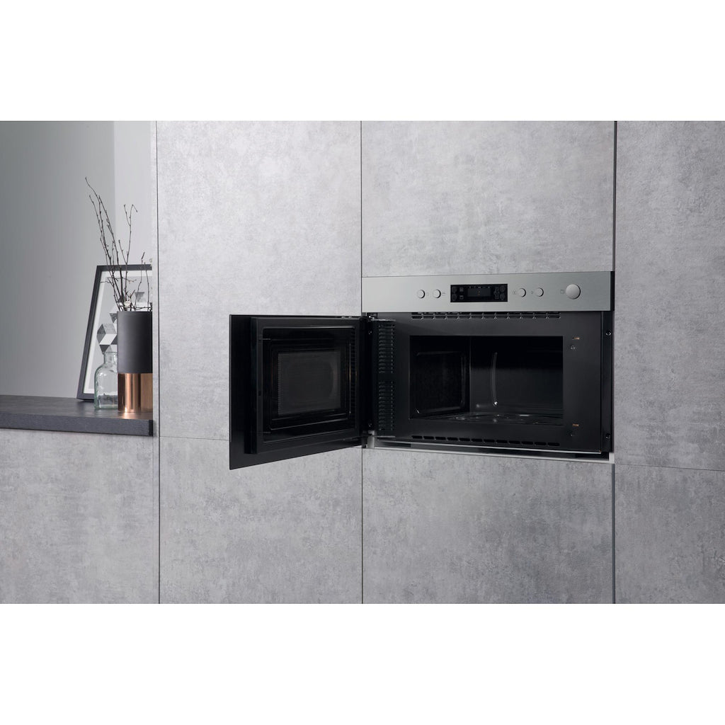 Hotpoint MN 314 IX H Built-In Microwave - Stainless Steel