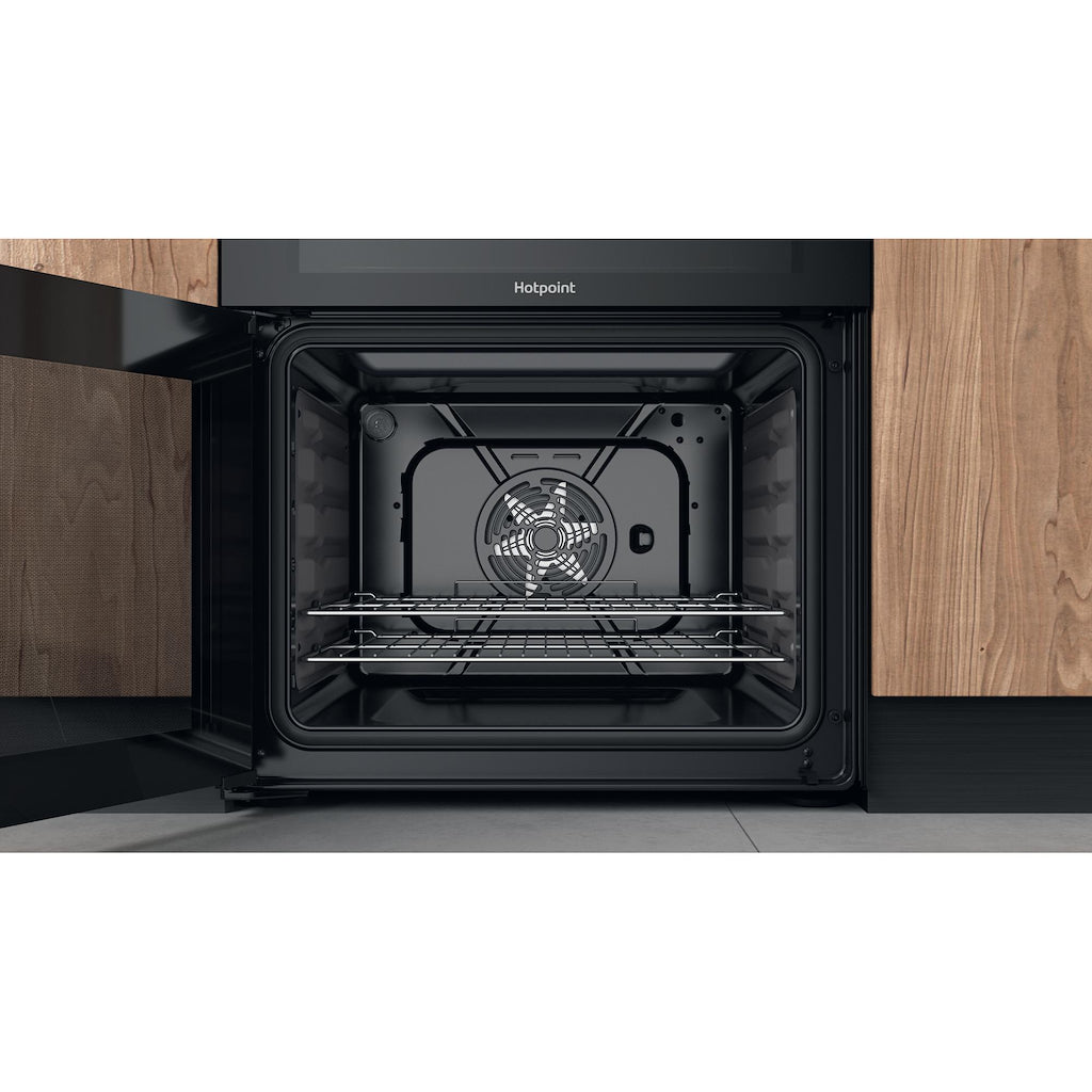 Hotpoint HDM67V92HCB/UK Double Cooker - Black