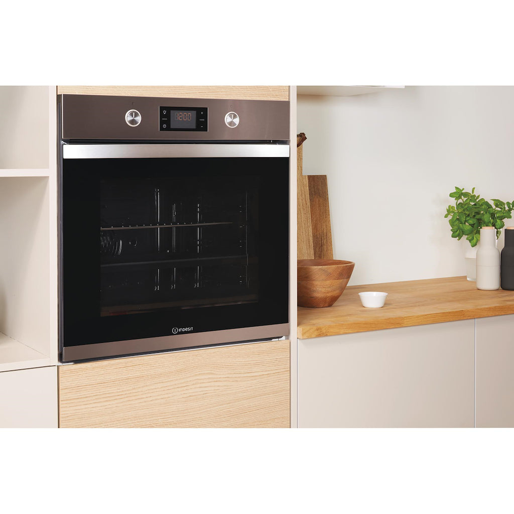 Indesit KFW 3841 JH IX UK Electric Single Built-In Oven - Stainless Steel