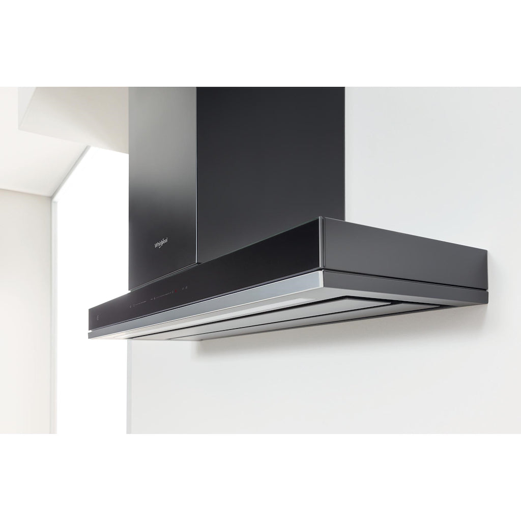 Whirlpool WHSS 90F L T C K W Collection Cooker Hood 90cm - Black