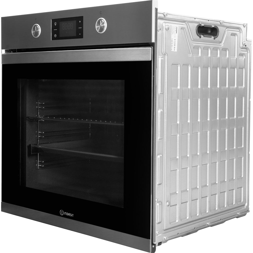 Indesit KFW 3841 JH IX UK Electric Single Built-In Oven - Stainless Steel