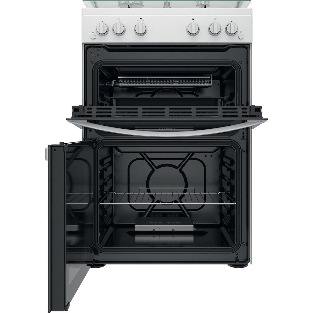 Indesit ID67G0MCW/UK Double Cooker - White