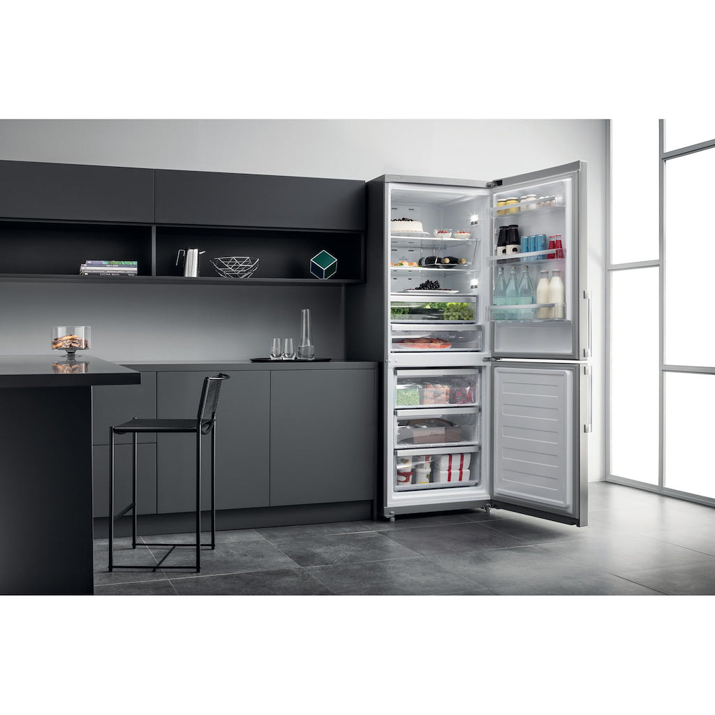 Hotpoint NFFUD 191 X 1 Fridge Freezer - Stainless Steel