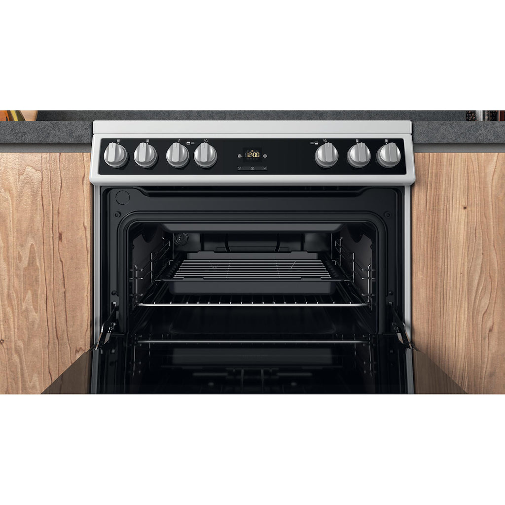 Hotpoint HDT67V9H2CW/UK Electric Double Cooker - White