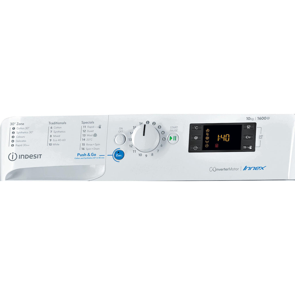 Indesit BWE 101683X W UK N Innex Washing Machine - White