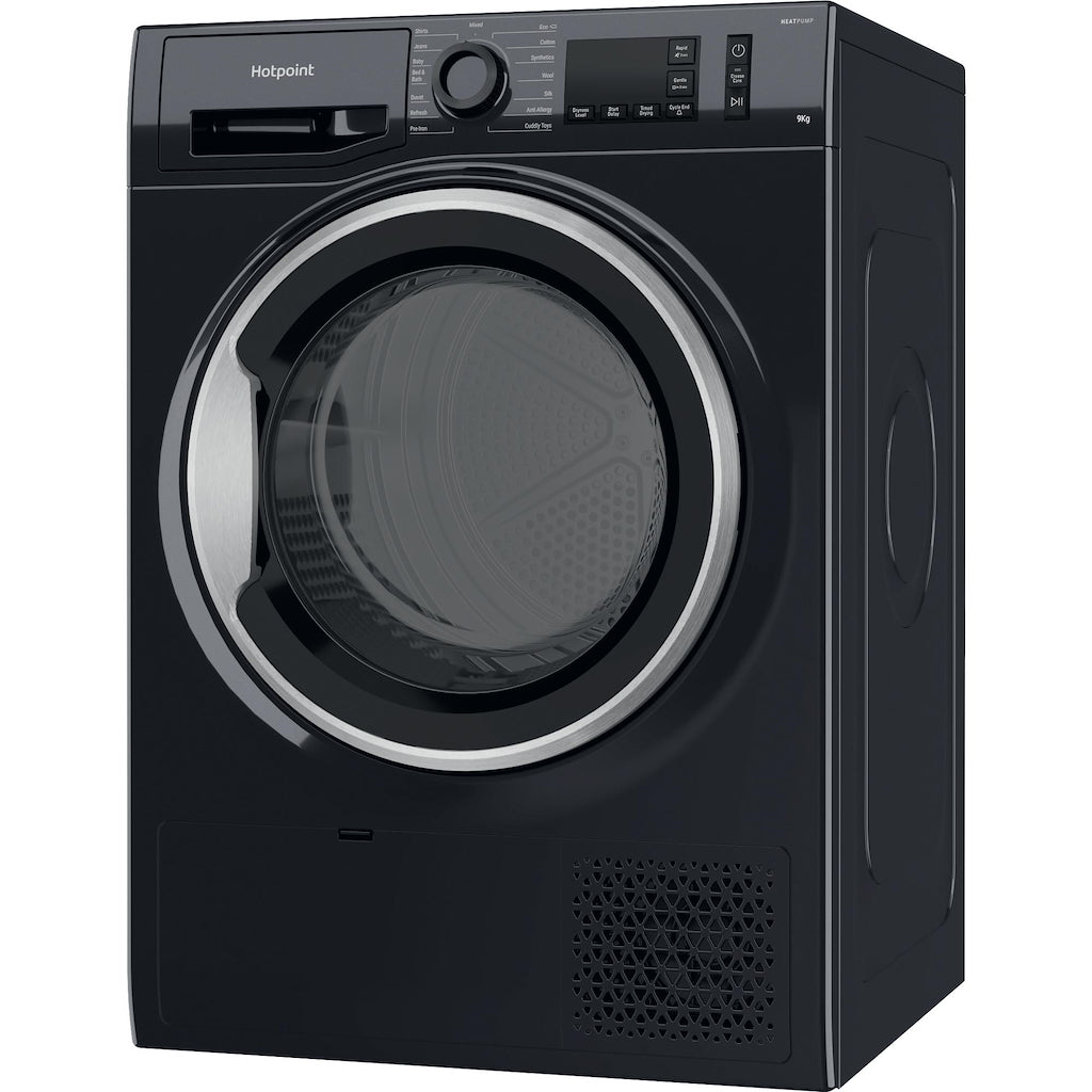 Hotpoint NT M11 92BSK UK Freestanding 9kg Heat Pump Tumble Dryer - Black