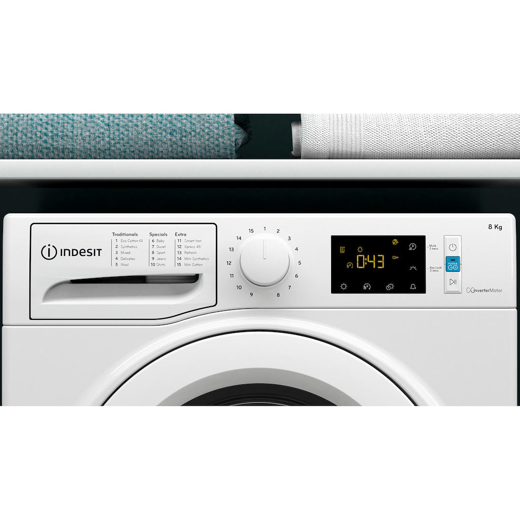 Indesit I3 D81W UK Condenser Tumble Dryer - White