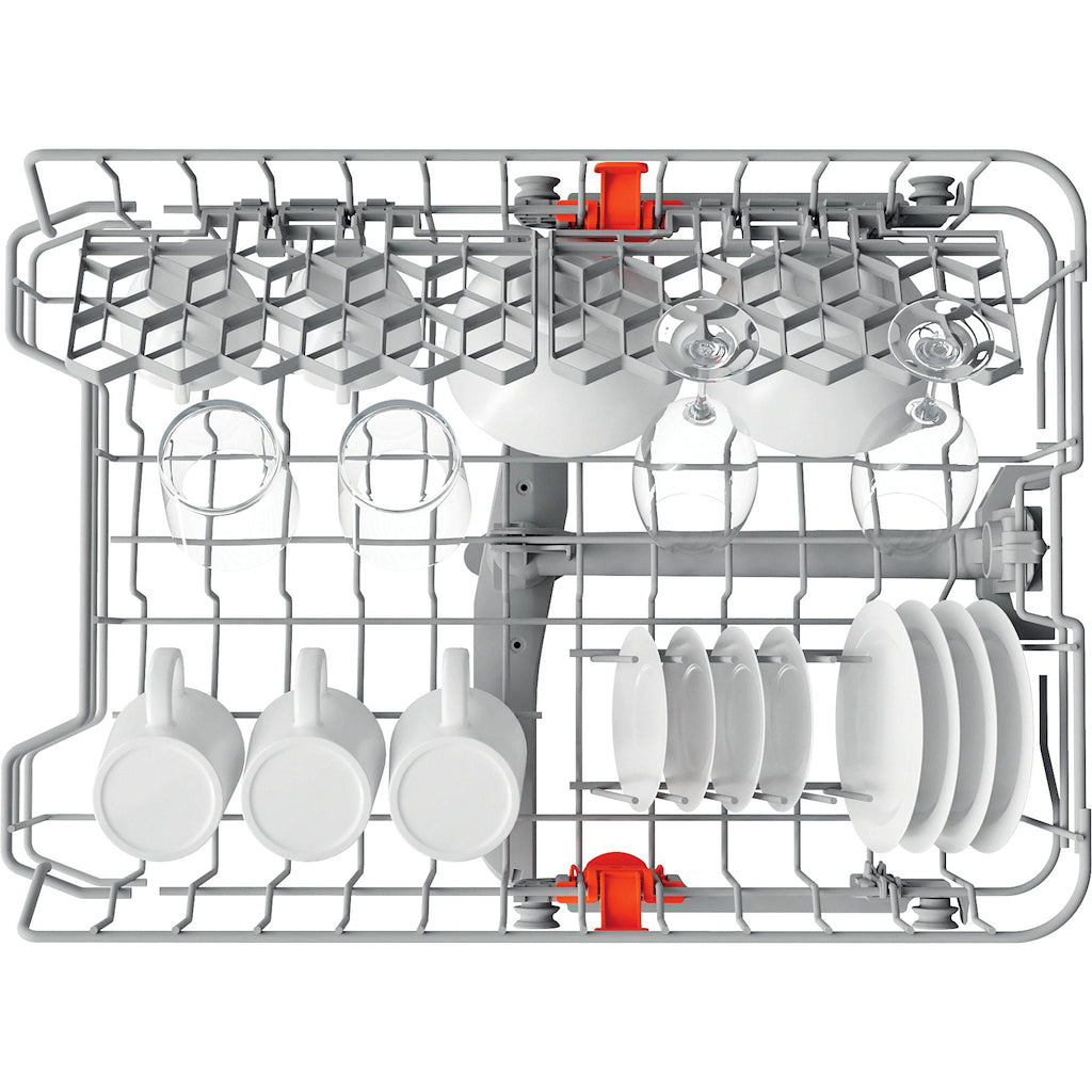 Hotpoint HSFE 1B19 S UK N Slimline 45cm Dishwasher - Silver