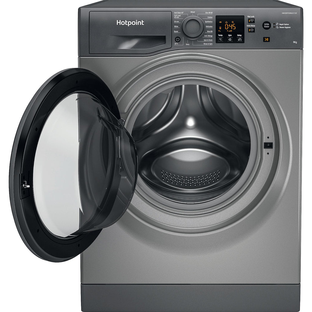 Hotpoint NSWM 944C GG UK N Washing Machine - Graphite
