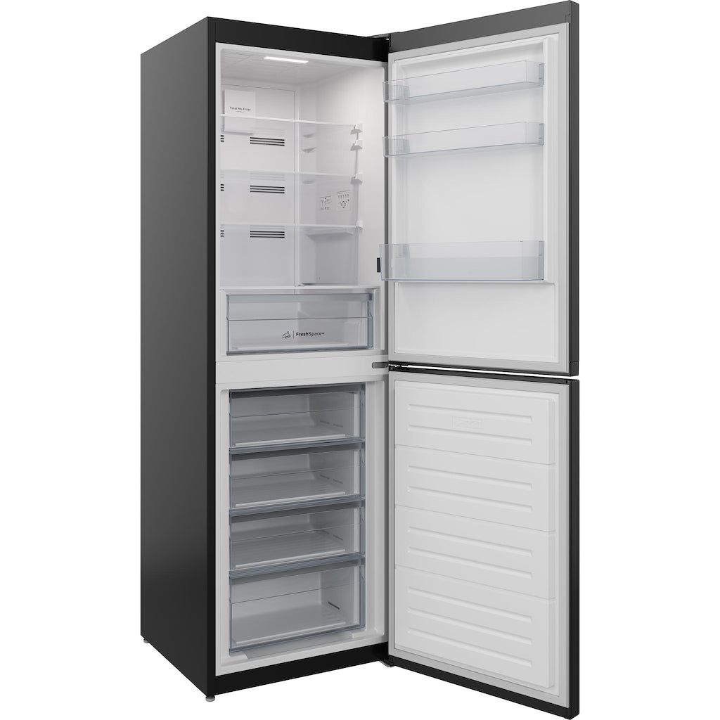 Indesit IBTNF 60182 B UK Freestanding Fridge Freezer - Black
